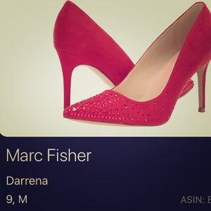 Marc Fisher gemstone red heels
